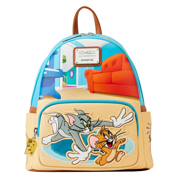 Loungefly! Leather: Tom and Jerry Mini Backpack - Gift Idea