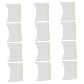 Mikinona Makeup Tools False Lashes 160pcs Grafting Eyelash Cleaning Pads Arc-shaped Structure Makeup Remover Pads for Home Salon