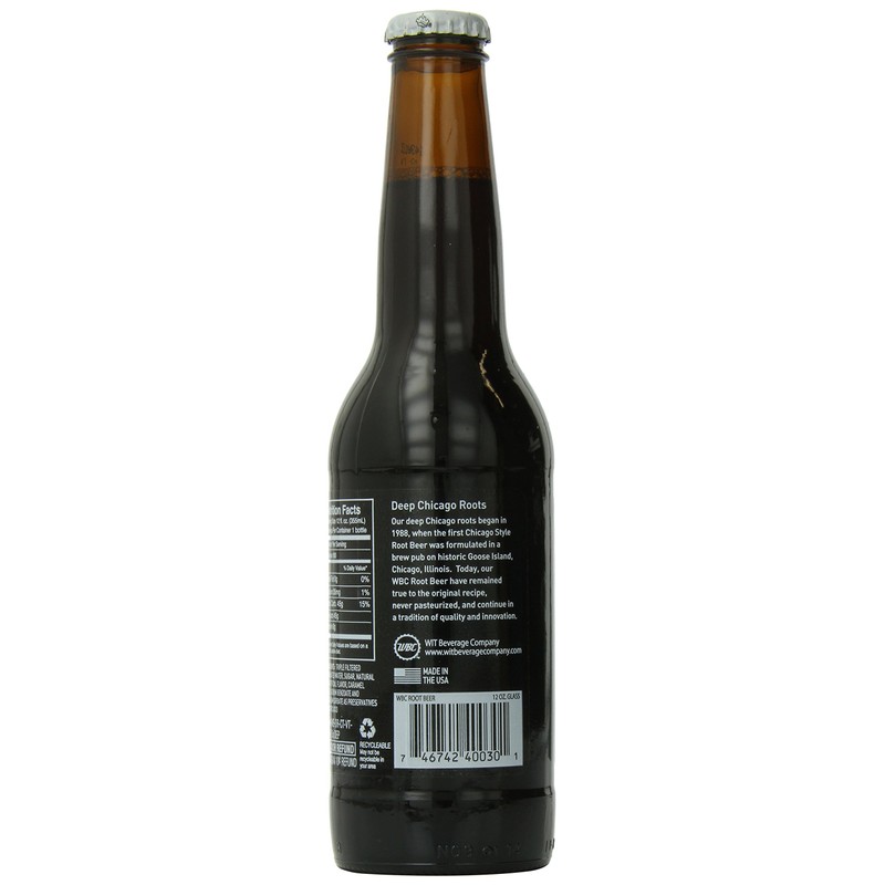 WBC/Goose Island Craft Soda Root Beer, 12 Ounce (Pack of