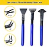ORIGINTECH 3-Piece Hand Seamers Sheet Metal Tools, Straight, 45°, and
