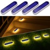 YiLaie Solar Step Lights Outdoor Waterproof, Warm White Solar Stair