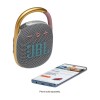 JBL Clip 4 Gray Portable Bluetooth Speaker