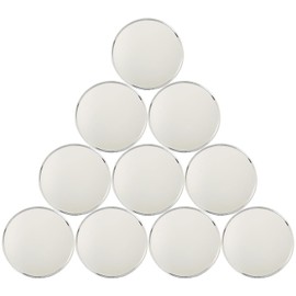 FMHXG 10PCS Golf Ball Marker Golf Cap Clip Iron Ball Position Marking Mark Blank Lacquered Ball Coin 26mm Fluted Blank Ball Coin