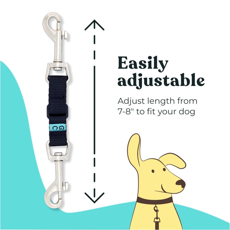 Gentle Creatures Collar Companion - Adjustable Backup Clip for Dog