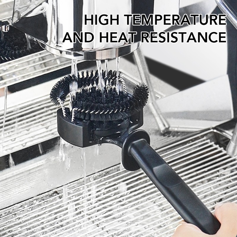 Coffee Machine Brewing Head Clean Brush Removable Coffee Maker Cleaning