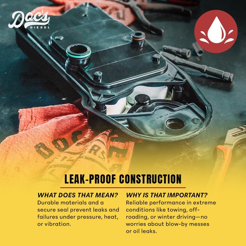 Doc's Diesel CCV Filter D804418 | Compatible with RAM 6.7L