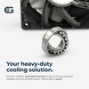Coolerguys 12vDC Waterproof IP67 Fan (High Speed, 120x38mm)