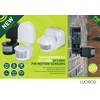Luceco LGIP44WSB-01 LED Tilt and Swivel PIR Motion Sensor Wall