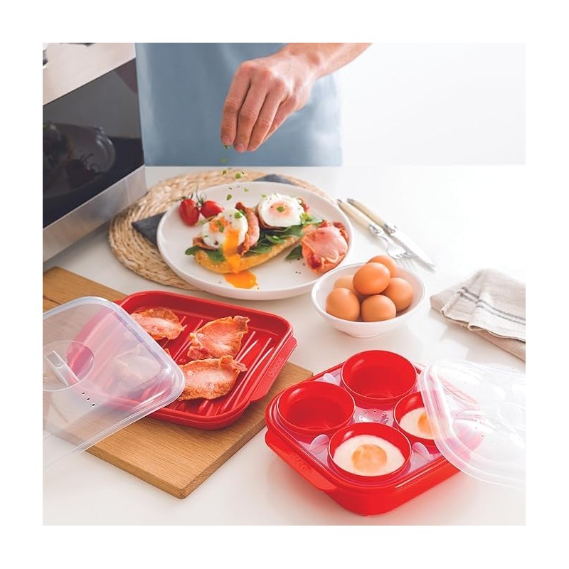 Decor Microsafe Egg Poacher, Teal