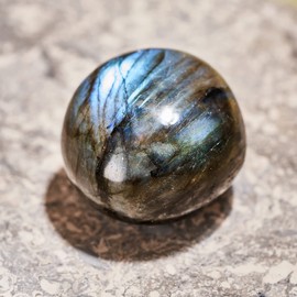 Reiki Healing Energy Charged Labradorite Crystal Pebble (Beautifully Gift Wrapped)