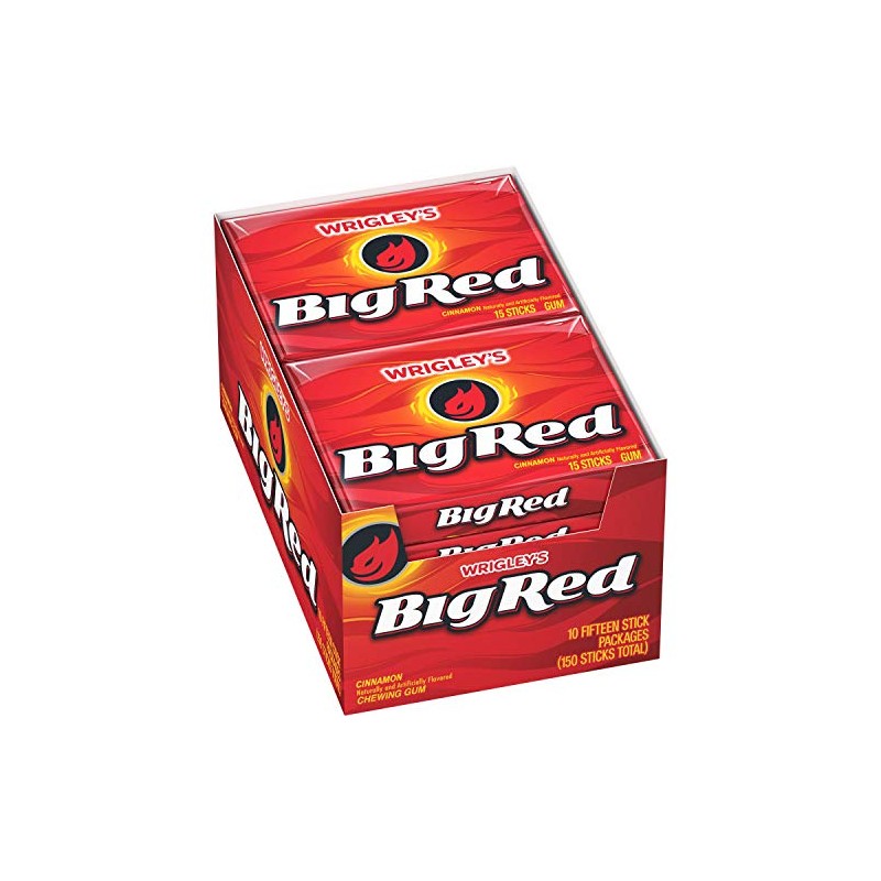 Wrigley's Slim Pack Big Red 10 - 15 Stick Packs