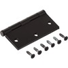 Bisagras Para Puertas de Madera 3x3 Pulgadas Negro Mate Bisagra
