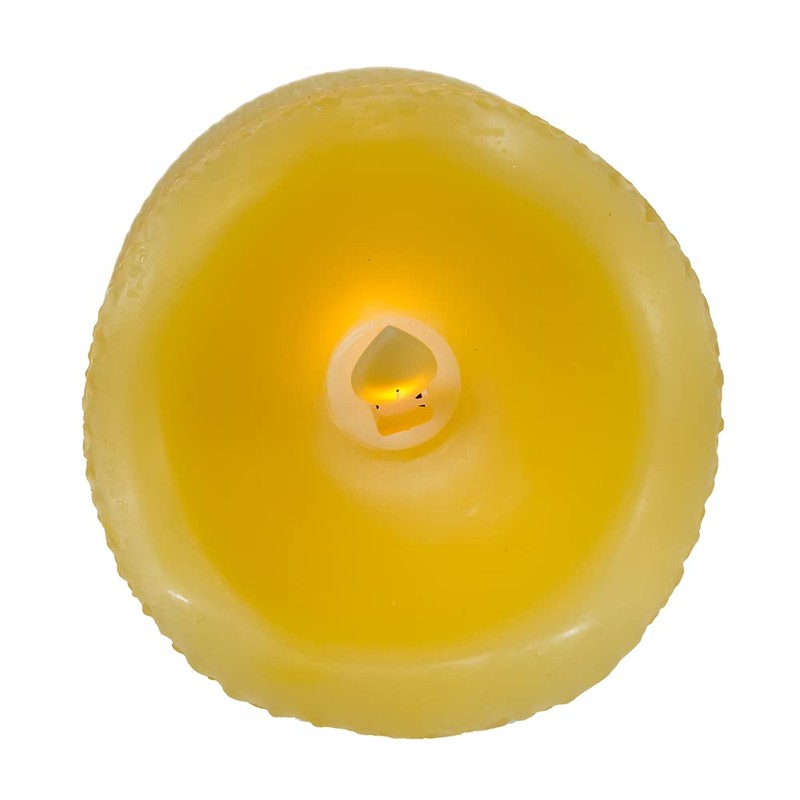 Kurt S. Adler 5-Inch Battery-Operated LED Honeycomb Candle with Flicker