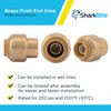 SharkBite 3/8 Inch (1/2 Inch OD) Push Cap, Push to