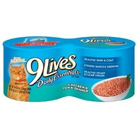 9 Lives Daily Essentials Chicken & Tuna Dinner (793661) 4 pk