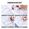 ZHEJIA Ruler, Multi-functional Geometric Ruler, Multi-functional Drawing Ruler, Multi-functional Drawing