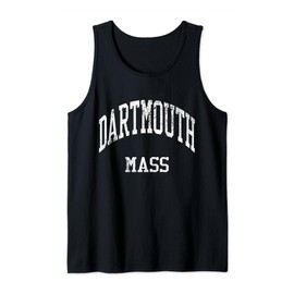 Dartmouth Massachusetts Retro 70s College Sports Style Tank Top