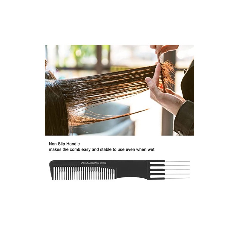 Yuyte Beauty Rosa 3 Cm Peines Metal Levantar Cabello