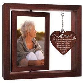 Bereavement Gifts for Loss of Mum, Mum Memorial Photo Frame, Loss of Mother Sympathy Gifts, Christmas in Heaven, Remembrance Condolence Gifts for Loss of Mum, in Memory of Mum Gifts Fit 4x6 Photo