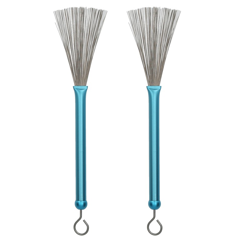 Drum Stick Brush Set Jazz Retractable Metal Wire 5A Rod