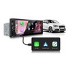 LEXXSON Single Din Car Stereo with Apple Carplay Android Auto,