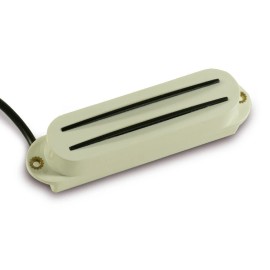Kluson Icon Twin Blade Humbucker cool in Single Coil Case white