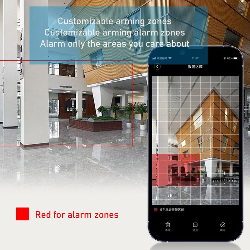 Indoor Security Camera Two Way Voice 1080P HD Night Vision