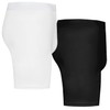Gladiator Sports Compression Shorts - Men (Black and White), White