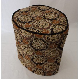 Simple Home Inspirations Quilted Cover Compatible with Instant Pot Pressure Cookers (6Qt, Black Paisley)