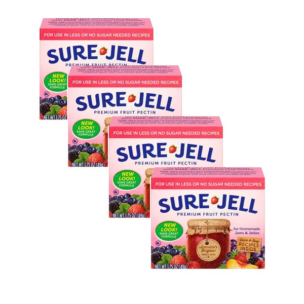 Sure Jell No Sugar Pectin, 1.75 oz (Pack of 4)