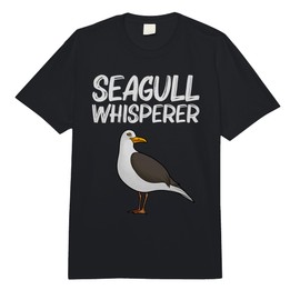 Cool Seagull Art for Men Women Birdwatcher Beach Gulls Bird Comfort Colors Adult Heavyweight T-Shirt