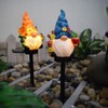 YZYOE 2 Packs of LED Solar Powered Dwarf elf Lights,