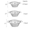 Dicunoy Set of 3 Strainers and Colanders, Stainless Steel Mesh