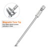 sourcing map T10 Security Torx Bit 1/4" Hex Shank 4"