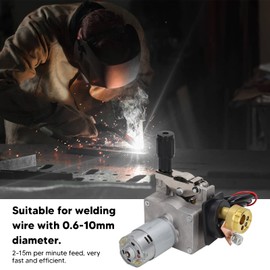 Fdit Wire Feed Motor Welding Machine Wire Feeder Dc24V 25W 18M Per Minute 2A Welding Wire Feeder Welder Wire Feeder Mig Welding Equipment, Fdittr4kxa21q8