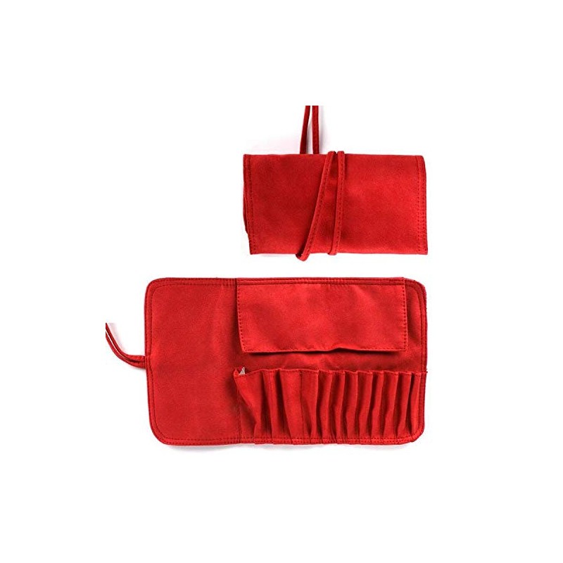 Red Suede Microsuede Fabric Upholstery Drapery Fabric (1 Yard)