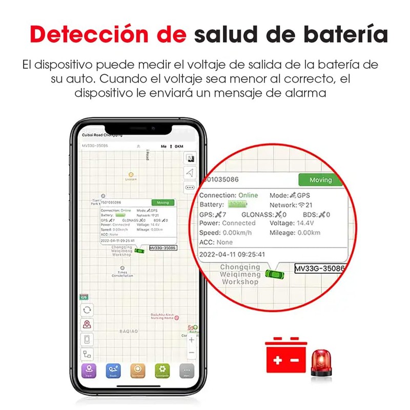 JUICEBOX Rastreador GPS para Carro automovil 4G con Escucha de