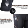 COOLOMG Basketball Pants with Knee Pads Kids 3/4 Compression Tights