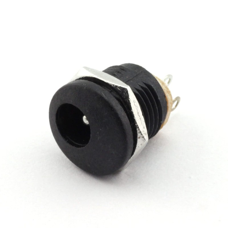 MEETOOT 10 Pack 5.5mm x 2.1mm 3 Pin Female DC