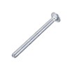 sourcing map 1/4-20x4" Carriage Bolt Round Head Square Neck Q235