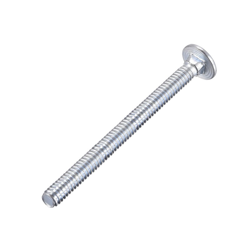 sourcing map 1/4-20x4" Carriage Bolt Round Head Square Neck Q235