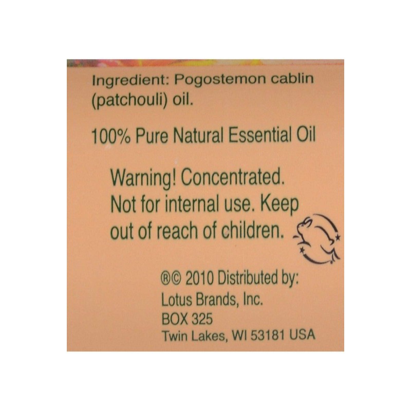 Essential Oil Patchouli 0.50 Ounces