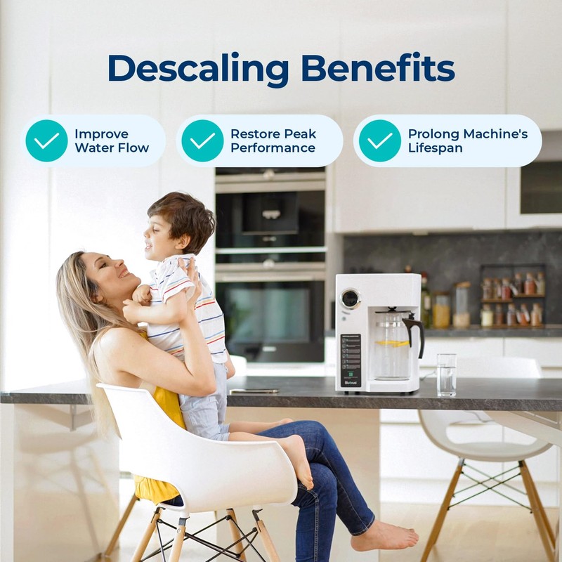 Bluevua Descaling Kit for RO100ROPOT System - Essential Maintenance for
