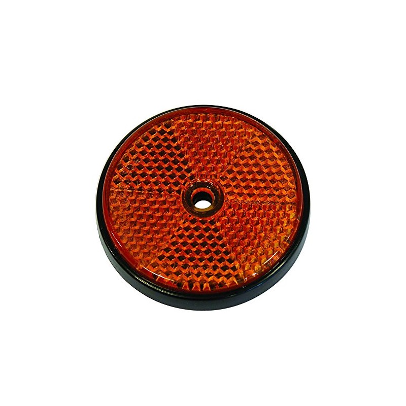 Carpoint 0413960 Reflector Round 70 mm 2 Pieces Orange