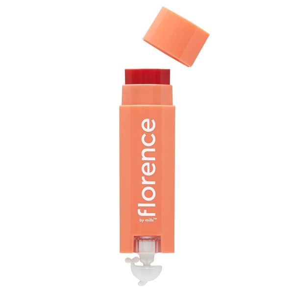 Florence by Mills Oh Whale Tinted Lip Balm| Sheer Tinted Lip Balm | Moisture + Hydrate | Coral– Peach and Pequi | Vegan & Cruelty-Free