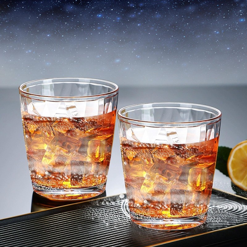 LOLYSIC 6Pcs Unbreakable Plastic Tumblers, 330ml / 12oz Reusable Plastic