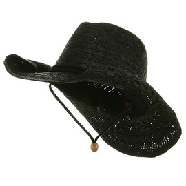e4Hats.com Ladies Toyo Cowboy Hat - Black OSFM