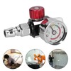Cryfokt Paint Gun Air Adjusting Regulator, G1/4 Thread, Stainless Steel,