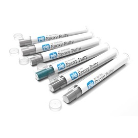 New Pig Epoxy Putty Assortment Pack - Multi-Purpose, Steel, High-Temp & Waterproof Epoxy Putty - Pack of 6, Gray