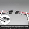 6 PCS Wire Connectors,Electrical Connectors with Locking Buckle,Electrical Wire Connectors，Cable